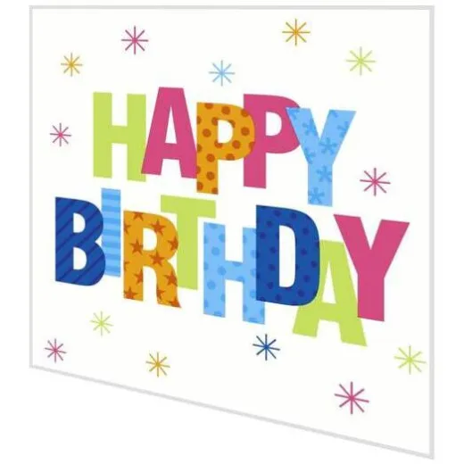 Servietten - Geburtstagssterne