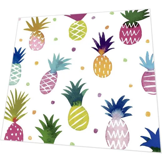 Servietten mit Prägung - Ananas