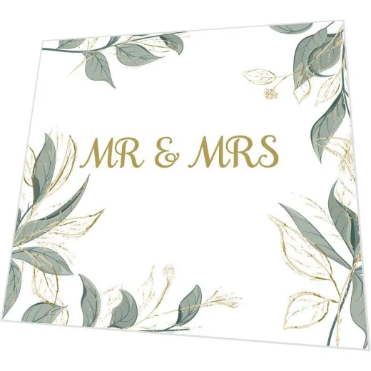 Servietten mit Prägung - Hochzeit