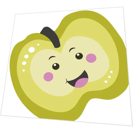 Servietten gestanzt - Apfel