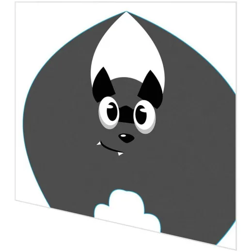 Servietten gestanzt - Fledermaus