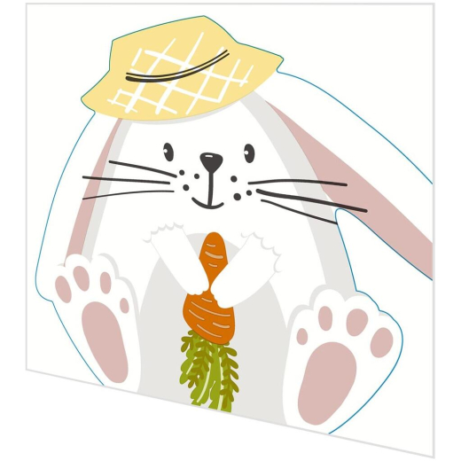Servietten gestanzt - Hase