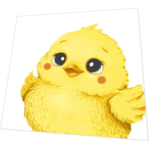 Napkins punched in form Bio - Ginger chicken