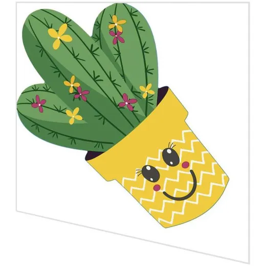 Servietten gestanzt - Kaktus