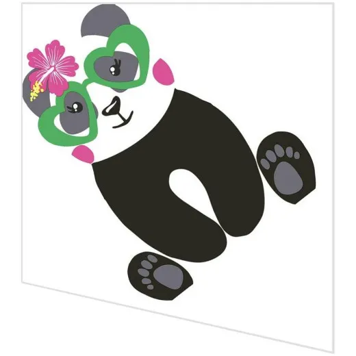 Servietten gestanzt - Panda