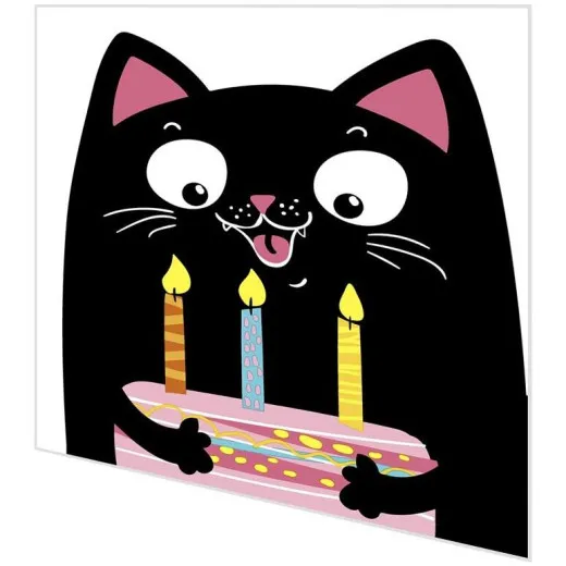 Servietten gestanzt - Partykatze