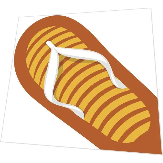 Servietten gestanzt - Sandale