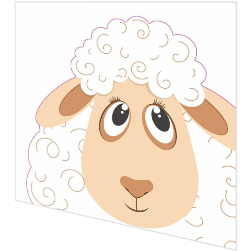 Servietten gestanzt - Schaf