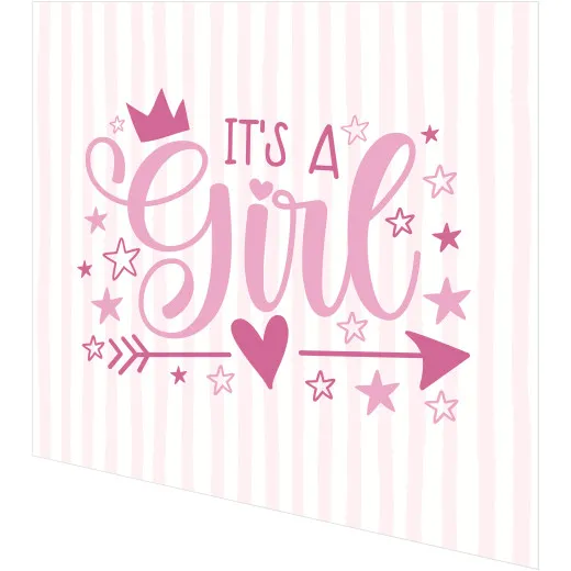 Servietten - Girl rosa