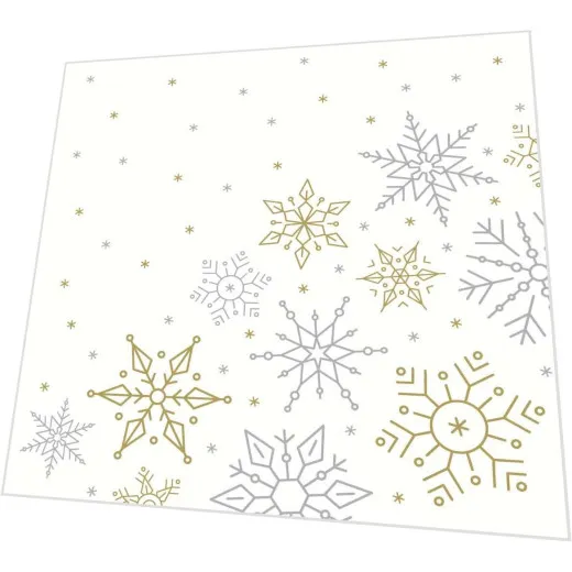 Servietten - Glitzernder Schnee