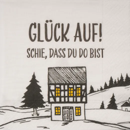Servietten - Glück-Auf! Servietten - Glück-Auf!