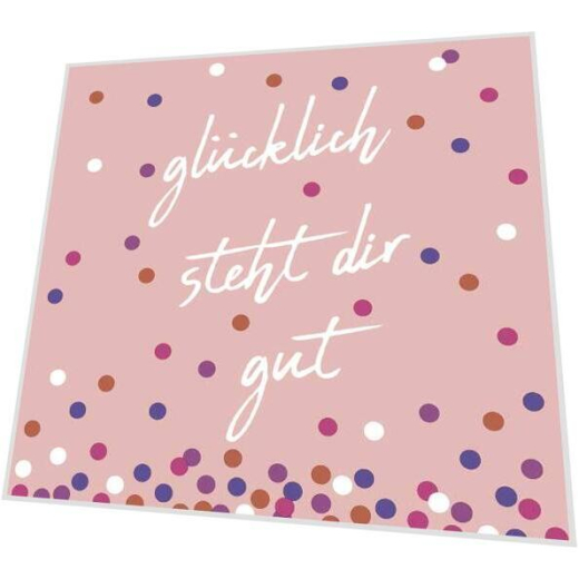 Servietten - Glücklich