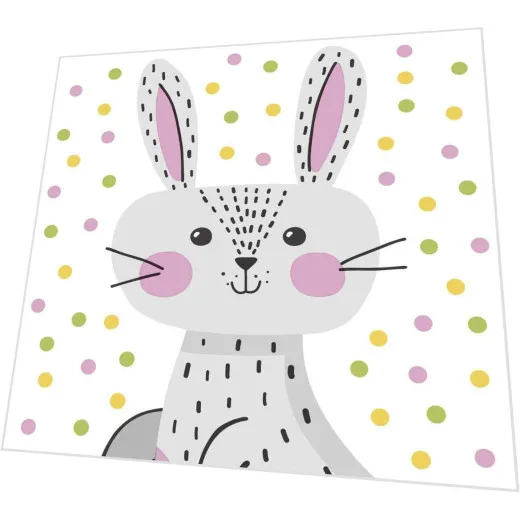 Servietten - Glücklicher Hase