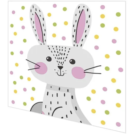 Servietten - Glücklicher Hase