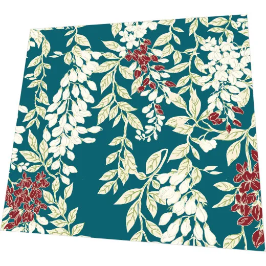 Servietten - Glycine auf Blaugrün