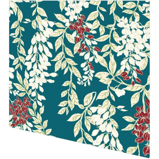 Servietten - Glycine auf Blaugrün