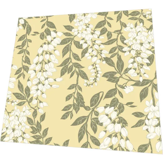 Servietten - Glycine auf Gelb
