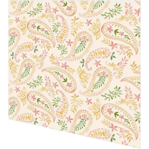 Servietten - Goldenes Paisley - Muster
