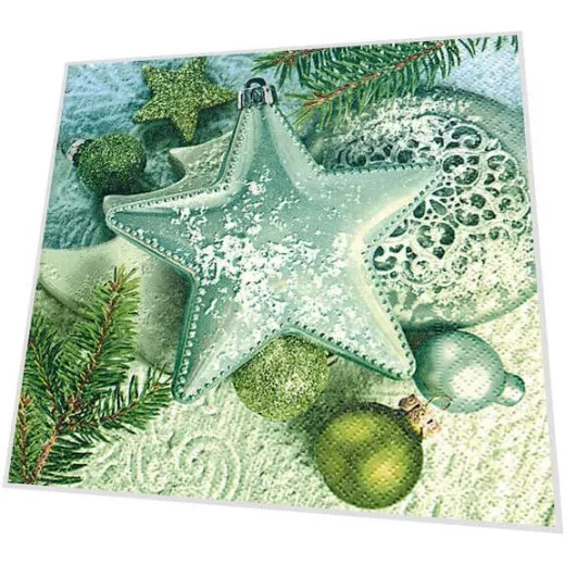 Servietten - Grüner Stil