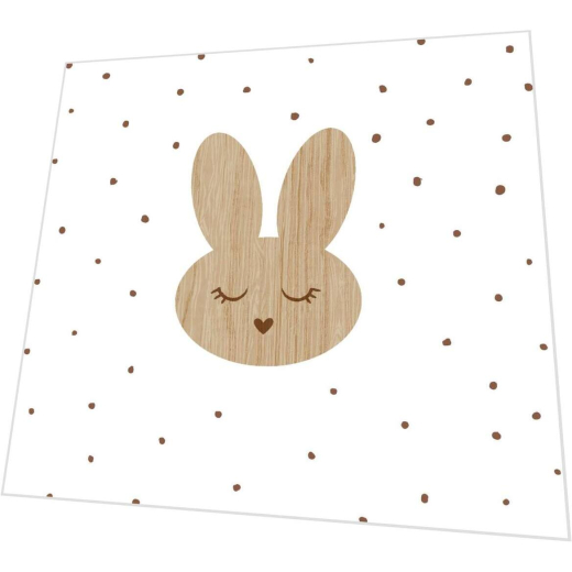 Servietten - Hase auf Holz