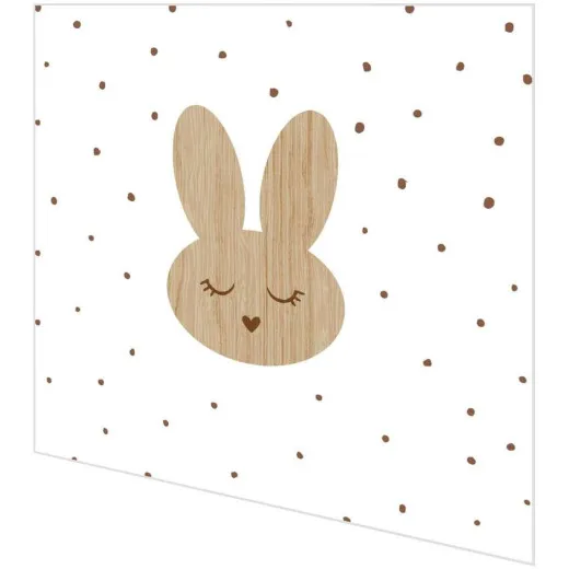 Servietten - Hase auf Holz