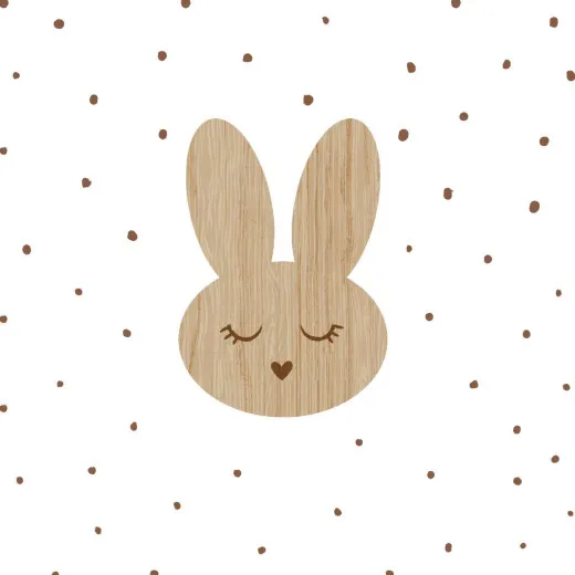 Servietten - Hase auf Holz Servietten - Hase auf Holz