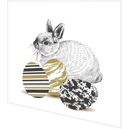 Servietten - Hase und Ostereier