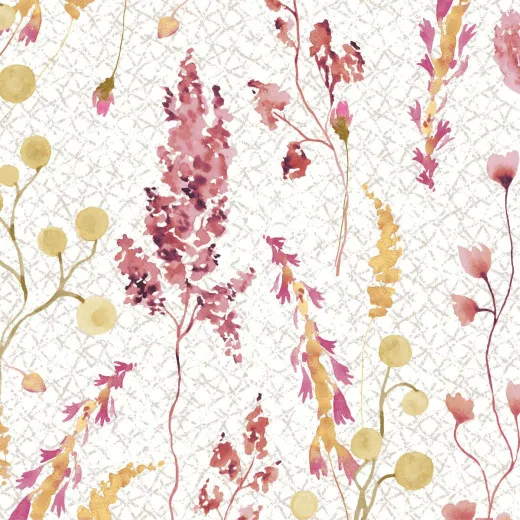 Servietten - Herbstblütenmuster