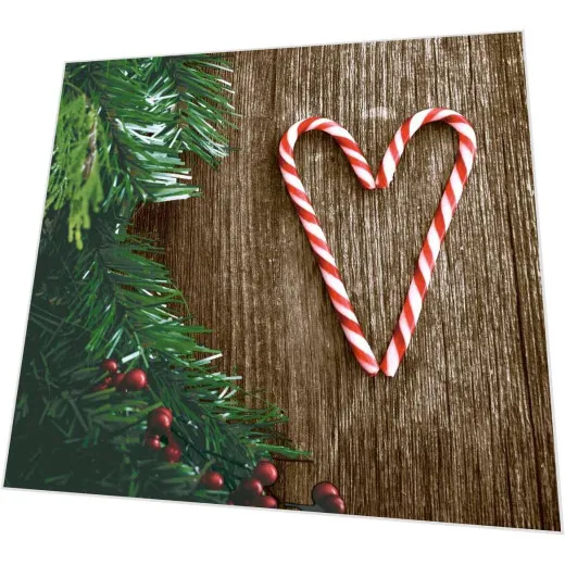 Servietten - Herz aus Zuckerstangen