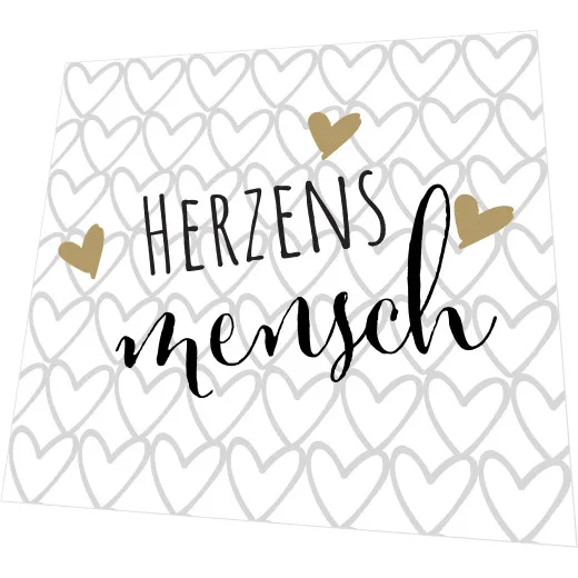 Servietten - Herzensmensch