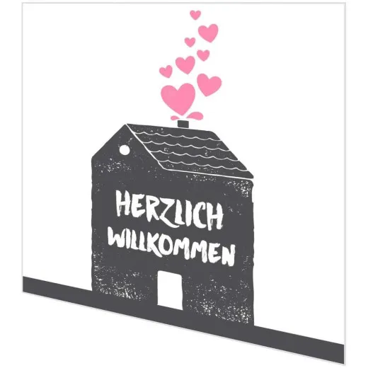 Servietten - Herzlich willkommen