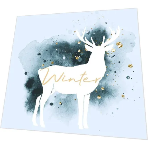 Servietten - Hirsch-Silhouette