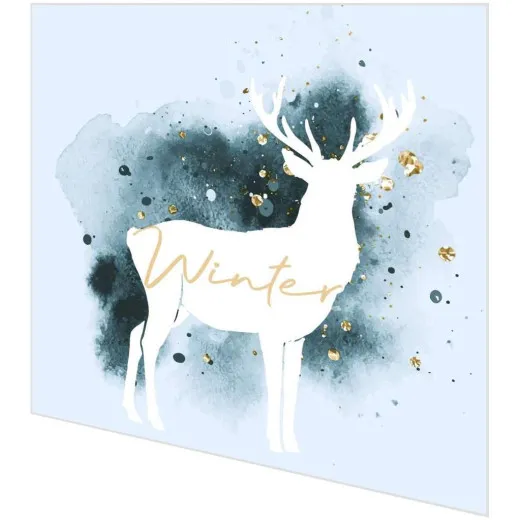 Servietten - Hirsch-Silhouette