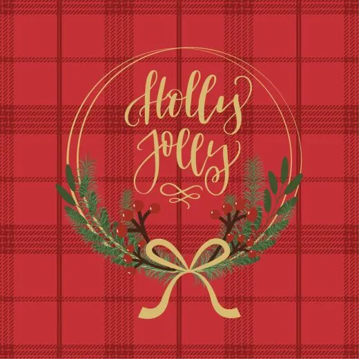 Servietten - Holly Jolly
