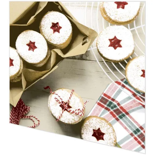 Servietten - Kekse mit Stern