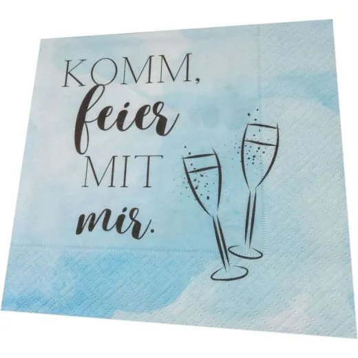 Servietten - Jugendweihe feier mit mir