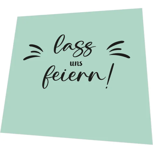 Servietten - Lass uns feiern