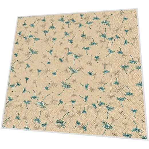 Servietten - Löwenzahn Regen - 100% Recycling