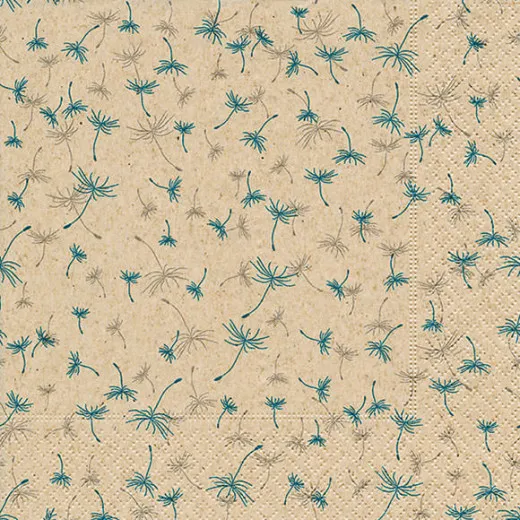 Napkins - Dandelion rain - 100% of recycling