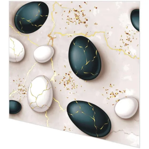 Servietten - Marmor-Eier