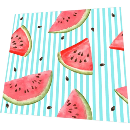 Servietten - Melone auf Streifen