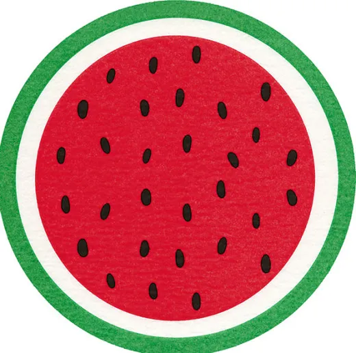Napkins punched in form - Melon Napkins punched in form - Melon