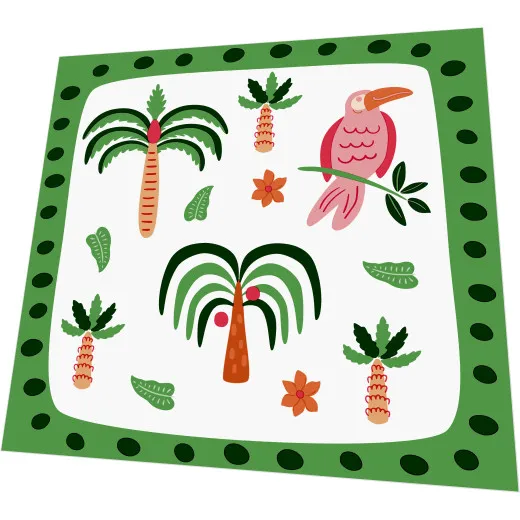 Servietten - Moderne Palmen