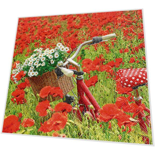 Servietten - Im Mohnfeld