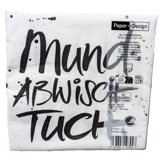 Servietten - Mundabwischtuch
