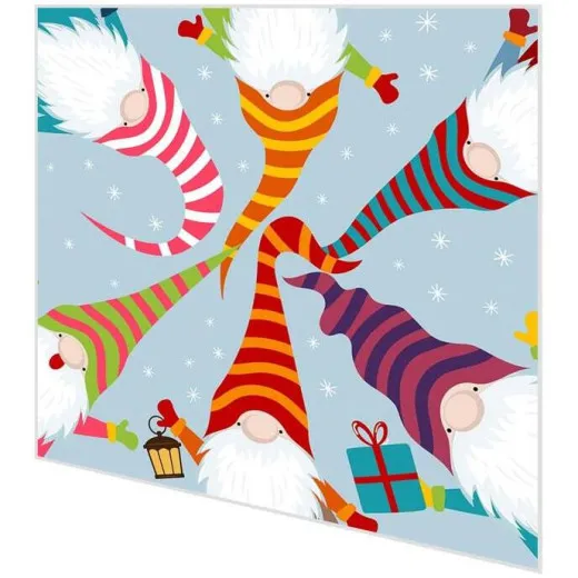 Servietten - Nordische Weihnachtsmänner