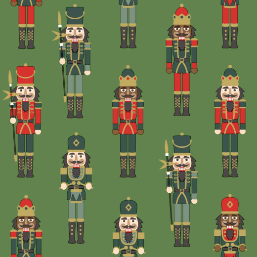 Napkins - Nutcracker green