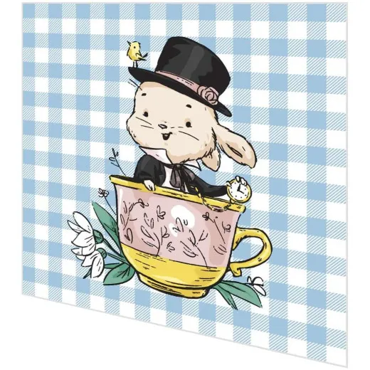 Servietten - Osterhase in Tasse