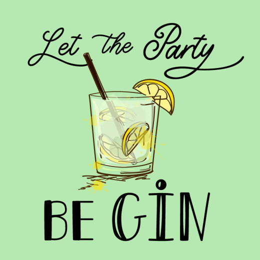 Servietten - Party Gin