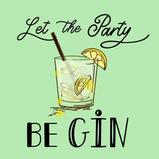 Servietten - Party Gin